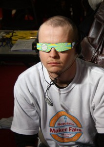 Self Hypnosis Glasses at the Maker Faire UK 2010